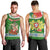 Portugal Christmas Men Tank Top with Green Red Santa Ship Tree and Coat of Arms - Wonder Print Shop