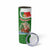 Portugal Christmas Skinny Tumbler with Green Red Santa Ship Tree and Coat of Arms - Wonder Print Shop