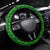 Portugal Christmas Steering Wheel Cover with Green Red Santa Ship Tree and Coat of Arms - Wonder Print Shop