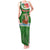Portugal Christmas Tank Maxi Dress with Green Red Santa Ship Tree and Coat of Arms - Wonder Print Shop