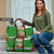 Portugal Christmas Travel Bag with Green Red Santa Ship Tree and Coat of Arms - Wonder Print Shop