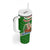 Portugal Christmas Tumbler With Handle with Green Red Santa Ship Tree and Coat of Arms - Wonder Print Shop