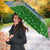 Portugal Christmas Umbrella with Green Red Santa Ship Tree and Coat of Arms - Wonder Print Shop