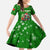 Portugal Christmas Family Matching Summer Maxi Dress and Hawaiian Shirt with Green Galo de Barcelos Rooster Santa Hat and Gift - Wonder Print Shop