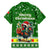 Portugal Christmas Hawaiian Shirt with Green Galo de Barcelos Rooster Santa Hat and Gift - Wonder Print Shop