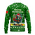 Portugal Christmas Ugly Christmas Sweater with Green Galo de Barcelos Rooster Santa Hat and Gift - Wonder Print Shop