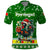 Portugal Christmas Polo Shirt with Green Galo de Barcelos Rooster Santa Hat and Gift - Wonder Print Shop