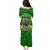 Portugal Christmas Puletasi with Green Galo de Barcelos Rooster Santa Hat and Gift - Wonder Print Shop