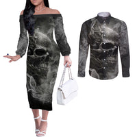 hello-darkness-my-old-friend-skull-couples-matching-off-the-shoulder-long-sleeve-dress-and-long-sleeve-button-shirts