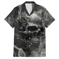 Hello Darkness My Old Friend Skull Family Matching Puletasi Dress and Hawaiian Shirt - Wonder Print Shop