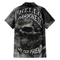 Hello Darkness My Old Friend Skull Hawaiian Shirt - Wonder Print Shop