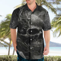 Hello Darkness My Old Friend Skull Hawaiian Shirt - Wonder Print Shop