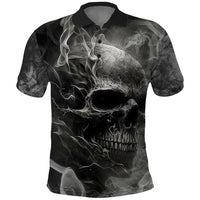 Hello Darkness My Old Friend Skull Polo Shirt - Wonder Print Shop