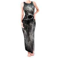 Hello Darkness My Old Friend Skull Tank Maxi Dress - Wonder Print Shop