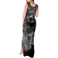 Hello Darkness My Old Friend Skull Tank Maxi Dress - Wonder Print Shop