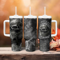 Hello Darkness My Old Friend Skull Tumbler With Handle - Wonder Print Shop