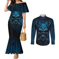 if-you-treat-me-like-and-option-ill-leave-you-like-a-choice-couples-matching-mermaid-dress-and-long-sleeve-button-shirts