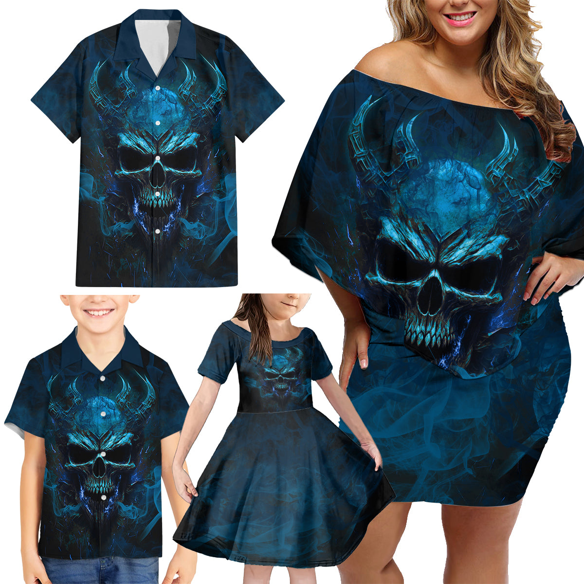 If You Treat Me Like And Option I'll Leave You Like A Choice Family Matching Off Shoulder Short Dress and Hawaiian Shirt - Wonder Print Shop