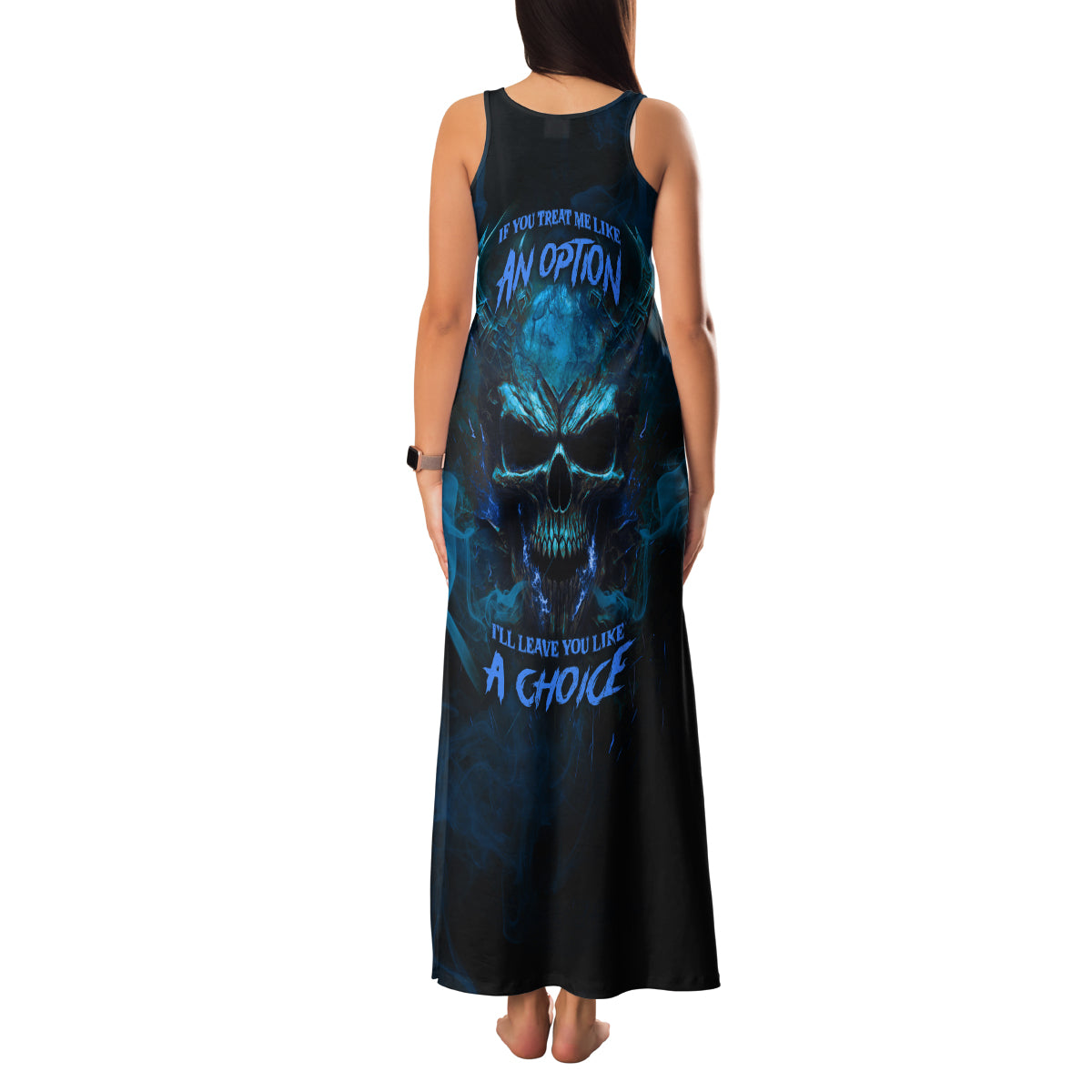 If You Treat Me Like And Option I'll Leave You Like A Choice Family Matching Tank Maxi Dress and Hawaiian Shirt - Wonder Print Shop