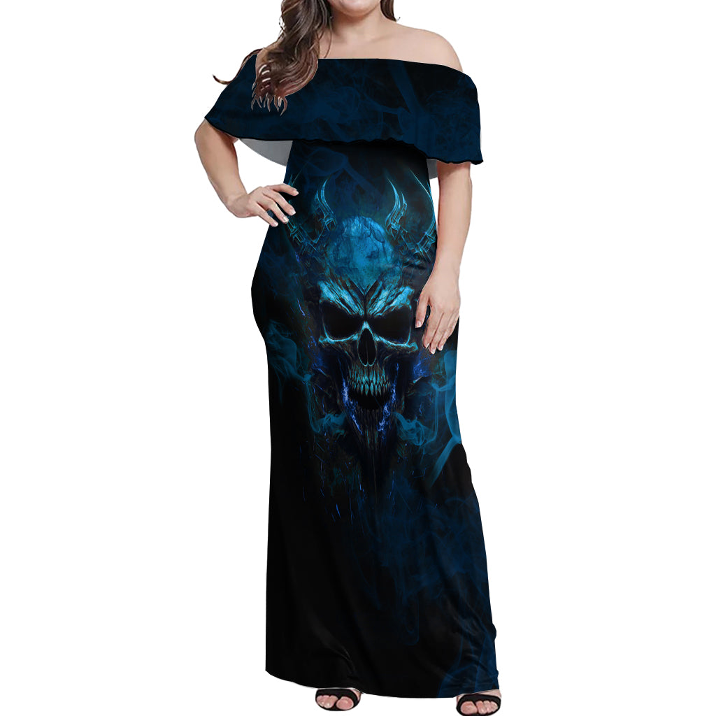 If You Treat Me Like And Option I'll Leave You Like A Choice Off Shoulder Maxi Dress - Wonder Print Shop