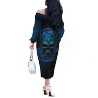 If You Treat Me Like And Option I'll Leave You Like A Choice Off The Shoulder Long Sleeve Dress - Wonder Print Shop