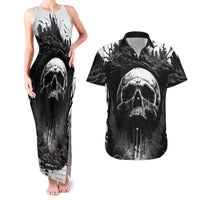If I Stand Alone I Know I'm With Someone I Can Trust Skull Couples Matching Tank Maxi Dress and Hawaiian Shirt - Wonder Print Shop