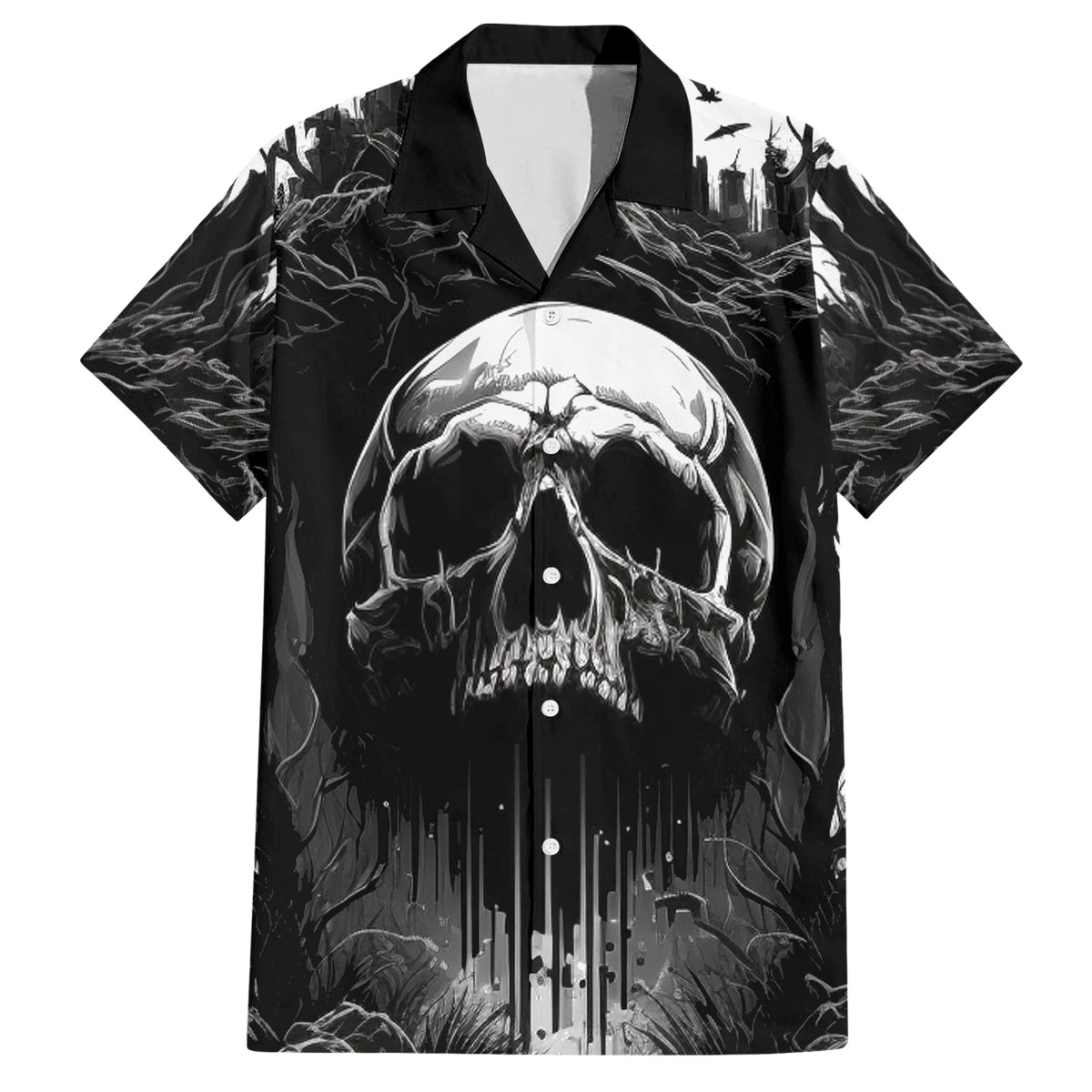 If I Stand Alone I Know I'm With Someone I Can Trust Skull Hawaiian Shirt - Wonder Print Shop