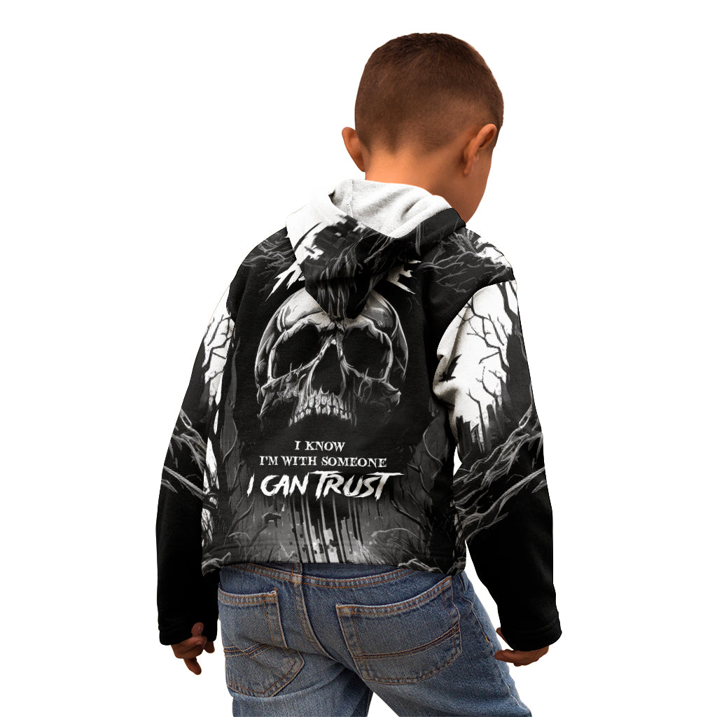 If I Stand Alone I Know I'm With Someone I Can Trust Skull Kid Hoodie - Wonder Print Shop