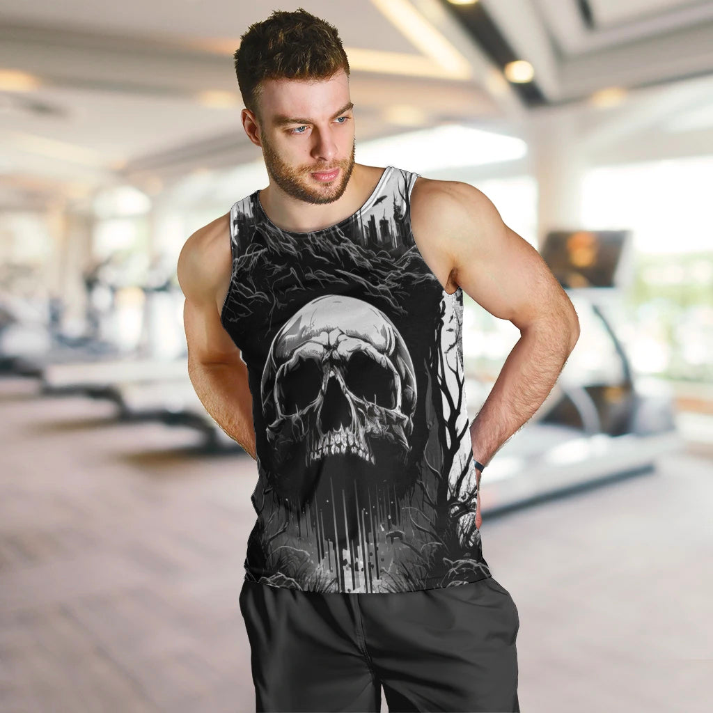 If I Stand Alone I Know I'm With Someone I Can Trust Skull Men Tank Top - Wonder Print Shop