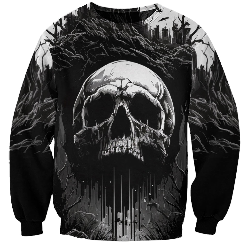 If I Stand Alone I Know I'm With Someone I Can Trust Skull Sweatshirt - Wonder Print Shop