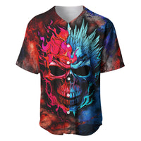 Be Careful Skull Baseball Jersey - Wonder Print Shop