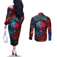 be-careful-skull-couples-matching-off-the-shoulder-long-sleeve-dress-and-long-sleeve-button-shirts