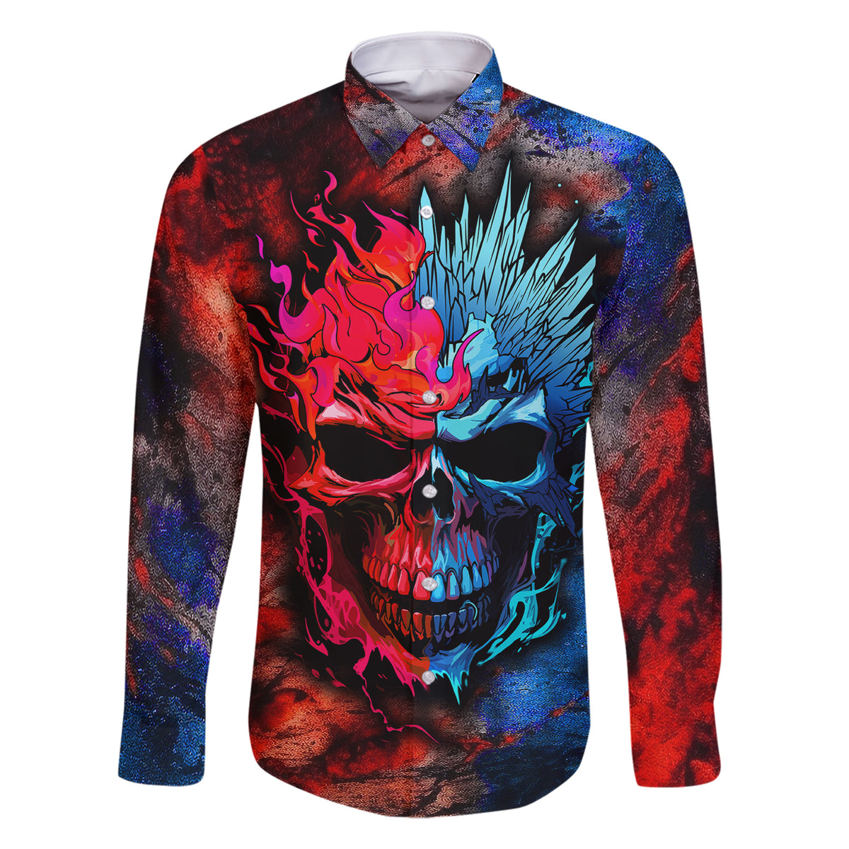 Be Careful Skull Family Matching Short Sleeve Bodycon Dress and Hawaiian Shirt - Wonder Print Shop