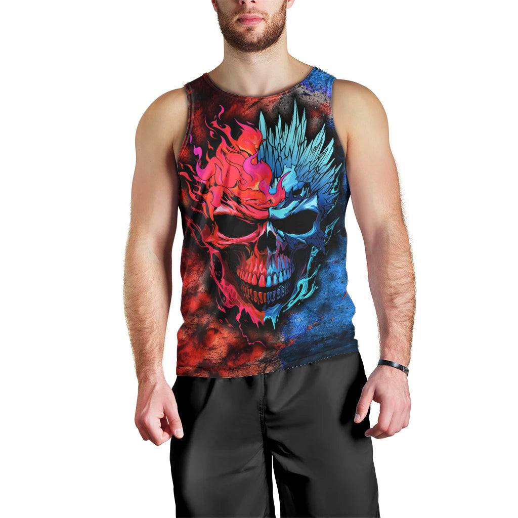Be Careful Skull Men Tank Top - Wonder Print Shop