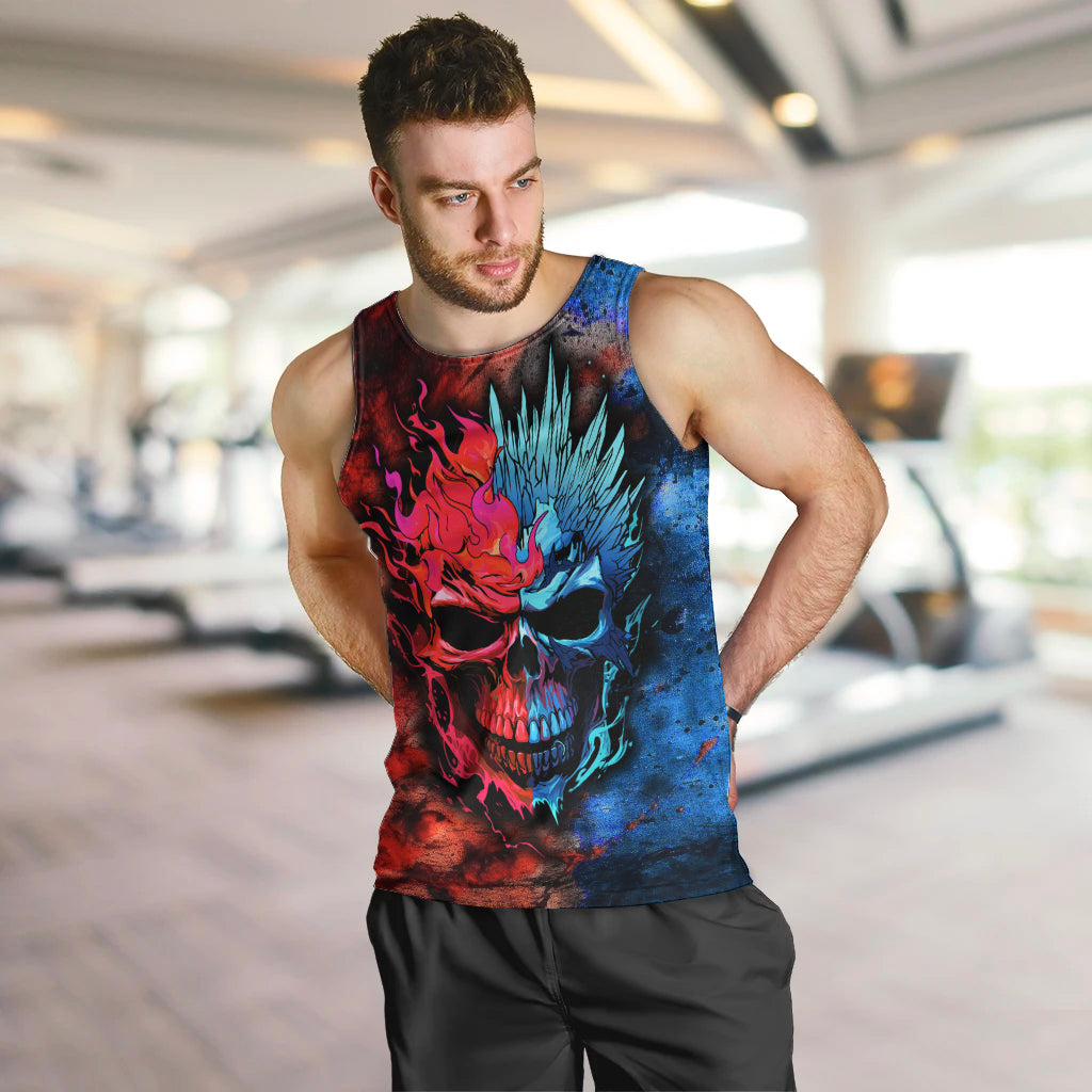 Be Careful Skull Men Tank Top - Wonder Print Shop