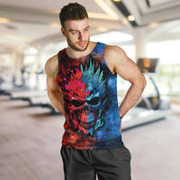 Be Careful Skull Men Tank Top - Wonder Print Shop