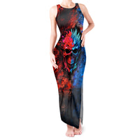 Be Careful Skull Tank Maxi Dress - Wonder Print Shop