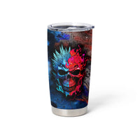 Be Careful Skull Tumbler Cup - Wonder Print Shop