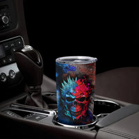 Be Careful Skull Tumbler Cup - Wonder Print Shop