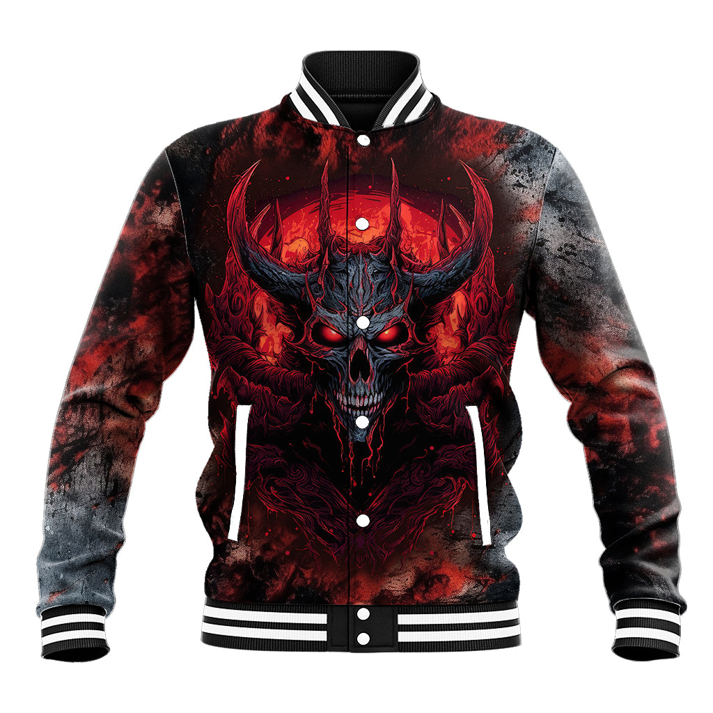 I Can Fix Stupid But It's Gonna Hurt Skull Baseball Jacket - Wonder Print Shop