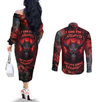 i-can-fix-stupid-but-its-gonna-hurt-skull-couples-matching-off-the-shoulder-long-sleeve-dress-and-long-sleeve-button-shirts