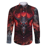 I Can Fix Stupid But It's Gonna Hurt Skull Family Matching Long Sleeve Bodycon Dress and Hawaiian Shirt - Wonder Print Shop