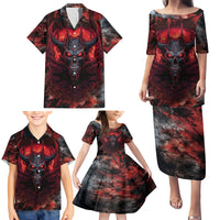 I Can Fix Stupid But It's Gonna Hurt Skull Family Matching Puletasi Dress and Hawaiian Shirt - Wonder Print Shop
