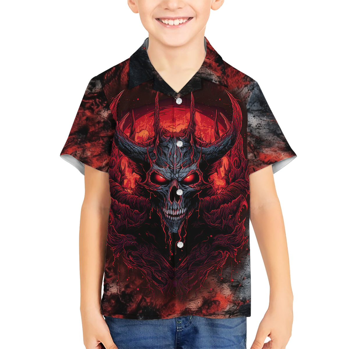 I Can Fix Stupid But It's Gonna Hurt Skull Kid Hawaiian Shirt - Wonder Print Shop