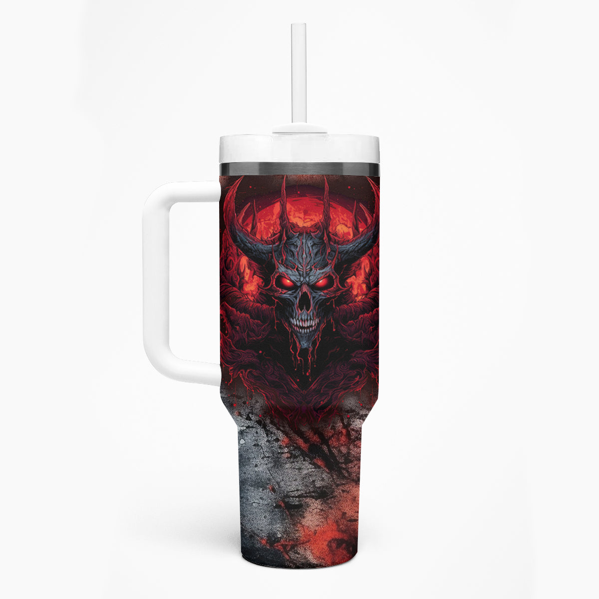 I Can Fix Stupid But It's Gonna Hurt Skull Tumbler With Handle - Wonder Print Shop