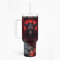 I Can Fix Stupid But It's Gonna Hurt Skull Tumbler With Handle - Wonder Print Shop