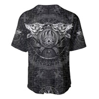 Viking Baseball Jersey Norse Wolf and Bearclaw Fusion - Wonder Print Shop