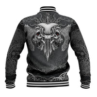 Until Valhalla Viking Skull Baseball Jacket - Wonder Print Shop