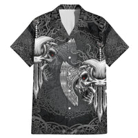 Until Valhalla Viking Skull Family Matching Mermaid Dress and Hawaiian Shirt - Wonder Print Shop