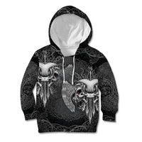 Until Valhalla Viking Skull Kid Hoodie - Wonder Print Shop